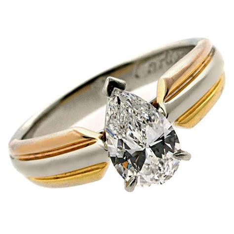 cartier gold engagement rings|cartier engagement ring for women.